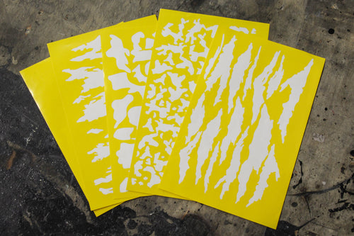 Camo Stencils Set Vinyl Camouflage Kit Atacfg – AllStencils