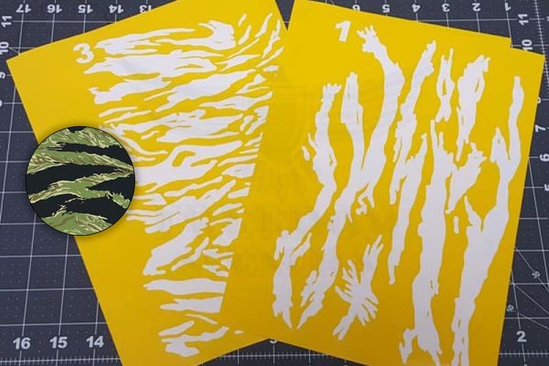 Primary Arms Digital camo stencil How to Paint tutorial 