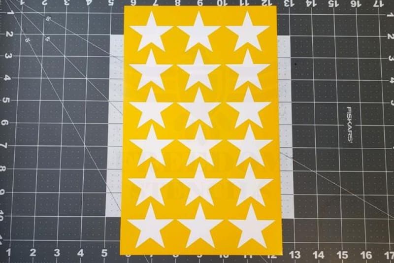 American Flag Vinyl Star Union stencil or Decal 