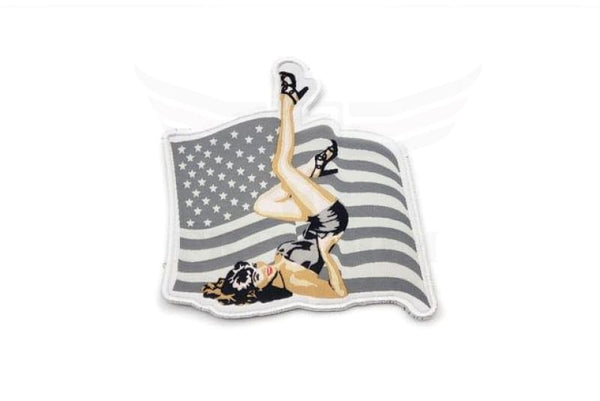 Pinup Girl Morale Patch - Freedom Stencils