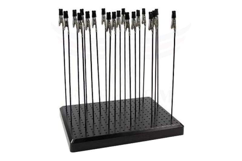 Model Painting Stand Base Holder and 12pcs Magnetic Bendable Alligator Clip Sticks Set Modeling Tools for Airbrush Hobby Model Parts