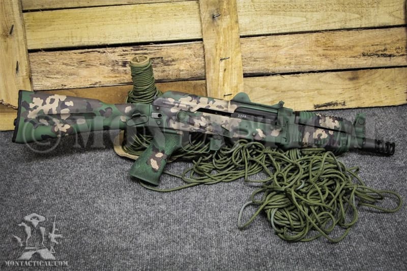 Russian Woodland Camo Stencils, Rifle